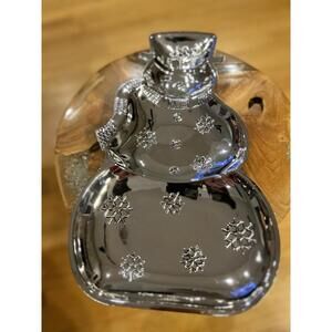 Silver Plated Snowman Serving Tray - International Silver Co